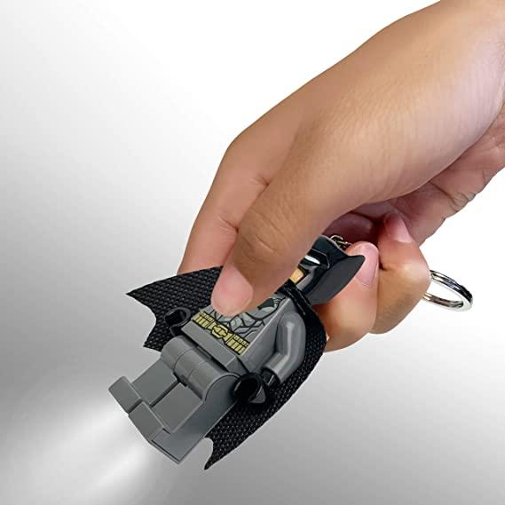 Thumbnail - Euromic, Jungen, Schlüsselanhänger, LEGO - DC Comics - LED Keychain - Batman Grey (4002036-KE92H), Grau