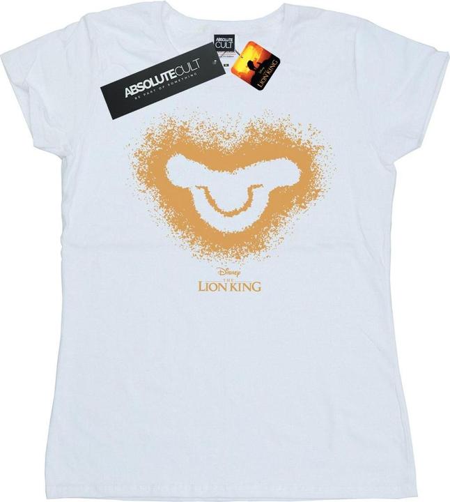 Actual product image Disney Womens/Ladies The Lion King Movie Simba Baby Face Cotton T-Shirt (S)
