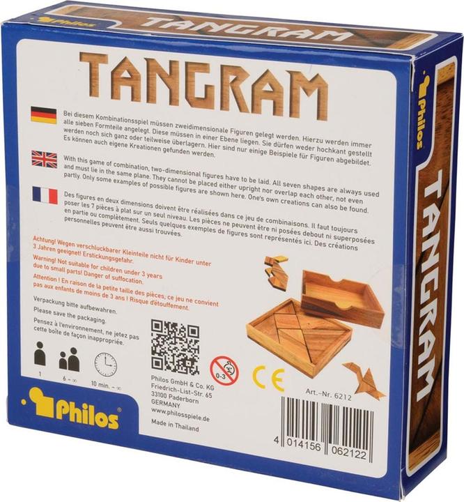 Immagine prodotto Philos Tangram (Francese, Tedesco, 1 Giocatori)