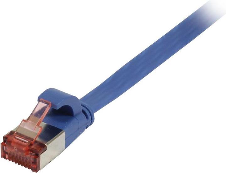 Synergy 21 Patchkabel RJ45, CAT6 250Mhz,10m blau, FTP(U/FTP), TPE(Superflex), Flach (U/FTP, CAT6, 10 m)