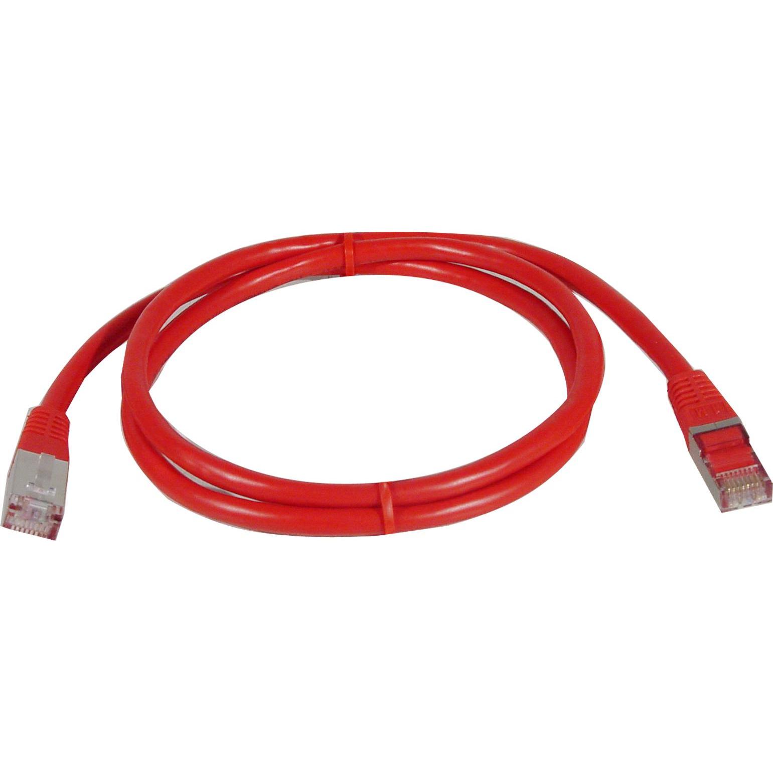 Thumbnail - Goobay CAT 6 Patchkabel, S/FTP (PiMF), Rot, 1 m (S/FTP, CAT6, 1 m), Netzwerkkabel