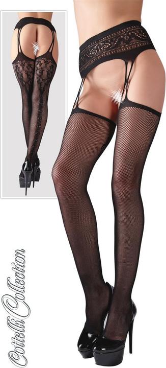 Image du produit Cottelli Collection Jarretelles et bas une pièce (L, XL)