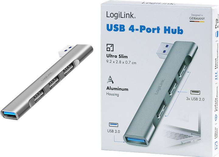 Produktbild LogiLink UA0436 (USB-A, 4 Ports)