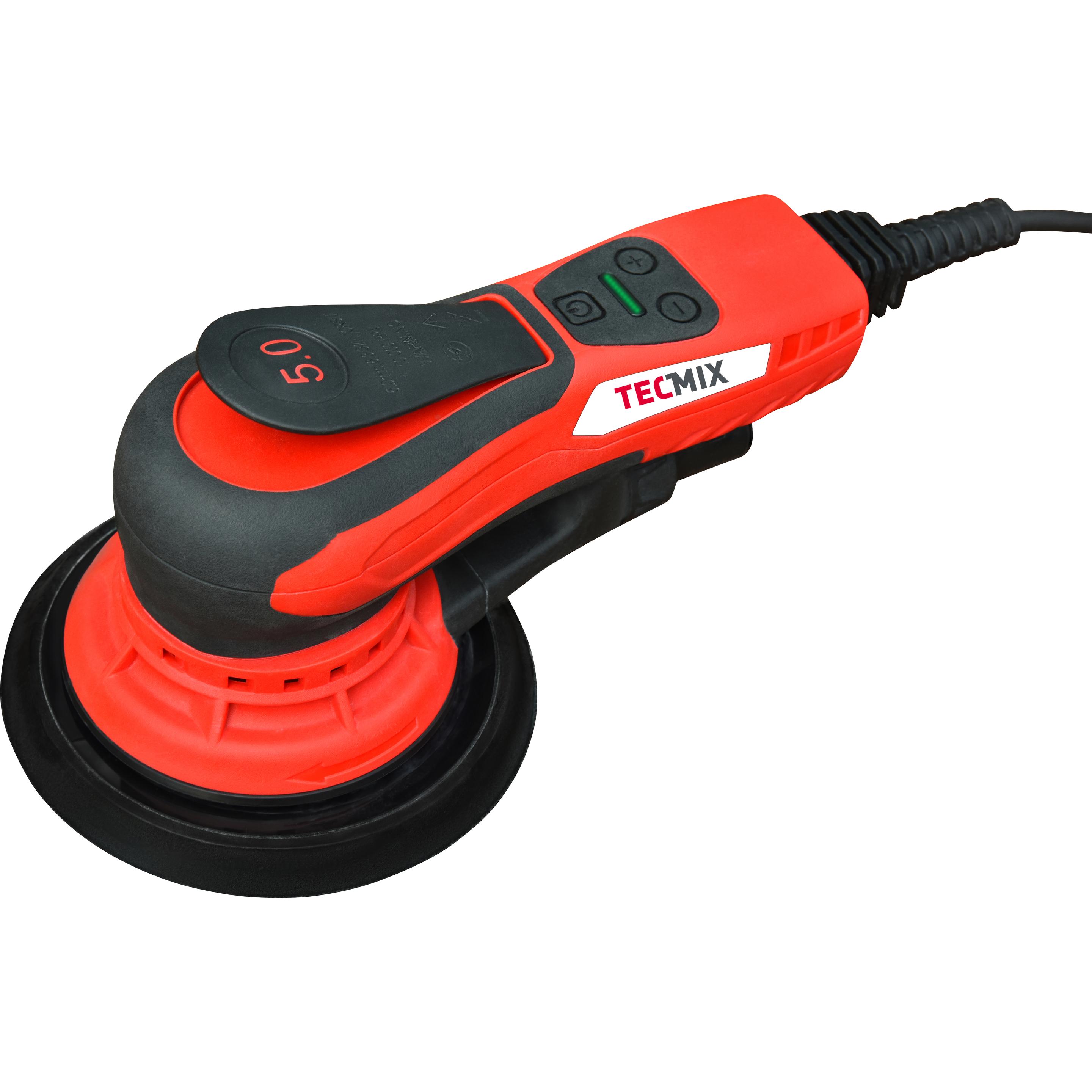 Tecmix, Schleifmaschine + Poliermaschine, EXZENTERSCHLEIFER TMX EXS 350 5.0 (230V - EU) - 350W, 4000-10000 U/MIN, Ø150MM...