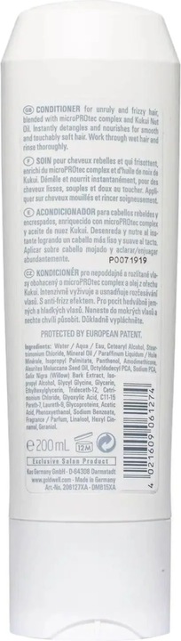 Nährwerte und Zutaten Goldwell Dualsenses Just Smooth (200 ml)