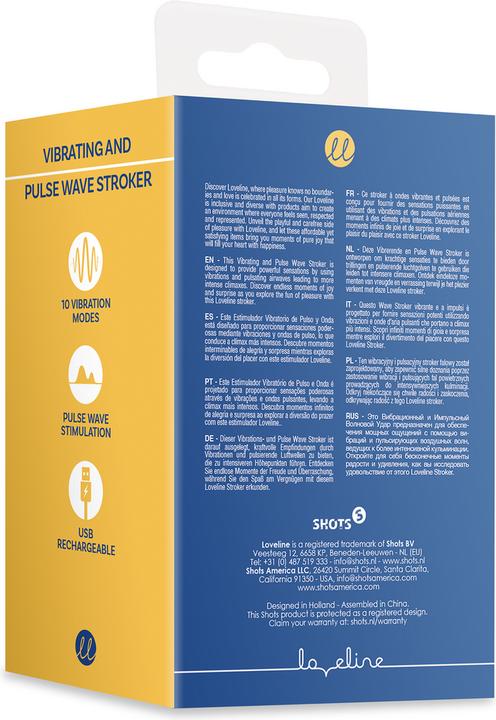 Produktbild Shots Vibrating and Pulse Wave Stroker
