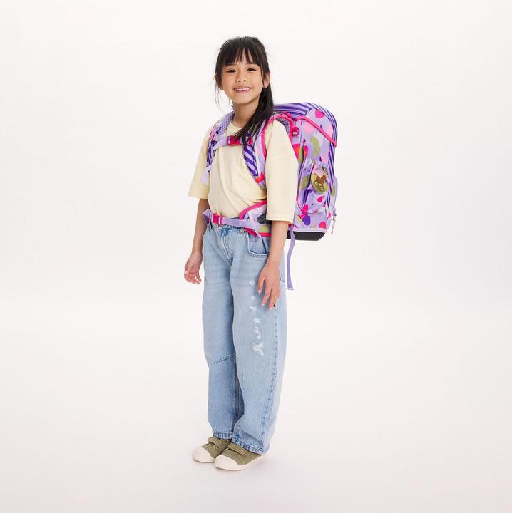 Immagine prodotto Ergobag Set di zaini per la scuola CUBO Light - BlütenzauBär (19 l)