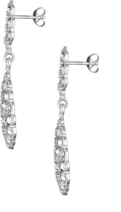 Immagine prodotto Elli Orecchini PREMIUM Cristalli Chandelier Glamour Argento 925 rodiato (Cristallo di vetro, Argento 925)