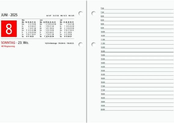 Image du produit Grand calendrier 2025 à rabattre, 10,5x14,2cm, calendrier de bureau avec 360 pages, 1 jour sur 2 (Couverture rigide, Allemand)