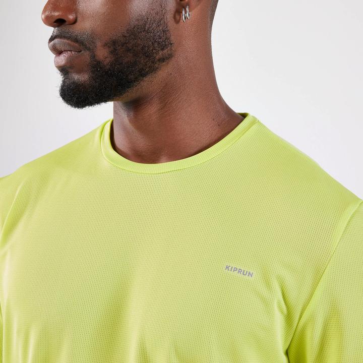 Produktbild Kiprun Laufshirt kurzarm Herren atmungsaktiv - Run 500 Dry gelb (S)