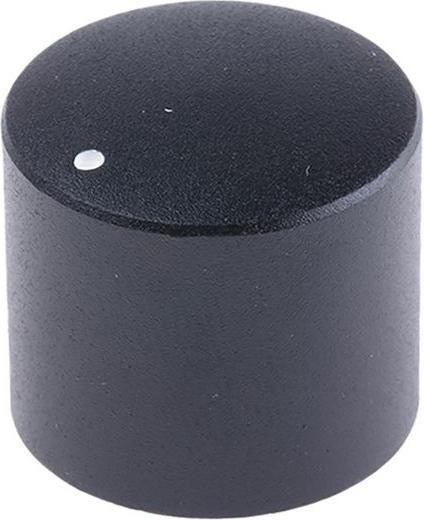 Produktbild RS PRO Knob KMR-20 black dot 6mm splined-36T