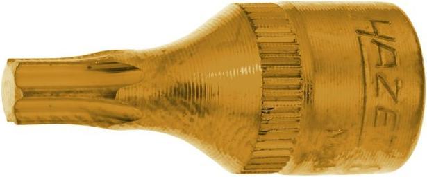 Produktbild HAZET Schraubendreher-Steckschlüsseleinsatz ∙ TORX 8502-T27 ∙ Vierkant6,3 mm (1/4 Zoll) ∙ Innen TO…