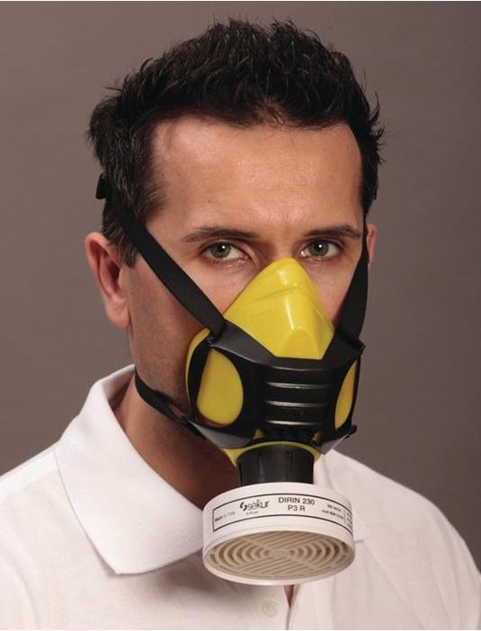 Produktbild Ekastu Sekur Halbmaske Polimask ALFA/Silikone (1x)