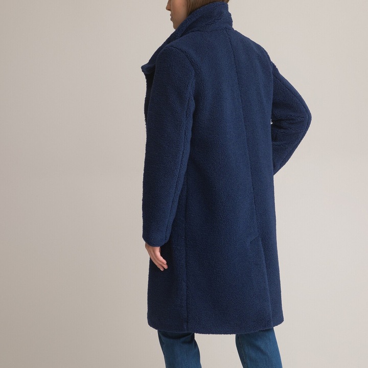 Actual product image Anne Weyburn Bouclé Coat with Button Closure (44)