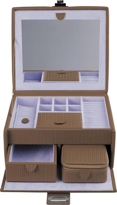Produktbild Windrose 803948.02 - Schmuckkoffer M mit Einsatz Corbello mocca