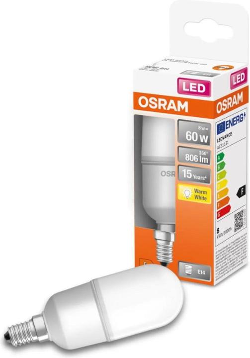 Productafbeelding Osram Sterstok (E14, 60 W, 806 lm, 1 x, F)