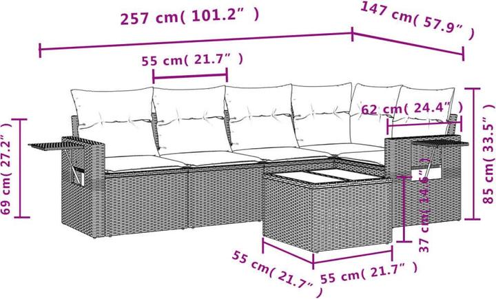 Produktbild vidaXL Alison