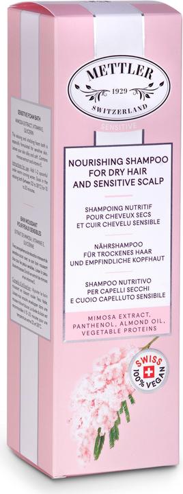 Immagine prodotto Mettler1929 Shampoo nutriente per capelli secchi e cuoio capelluto sensibile Cuoio capelluto sensibile (200 ml, Shampoo liquido)