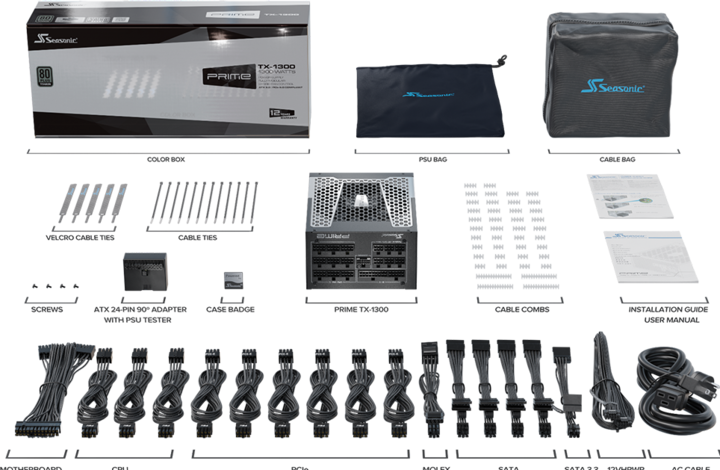 Produktbild Seasonic Prime TX-1300 ATX 3.0 (1300 W)