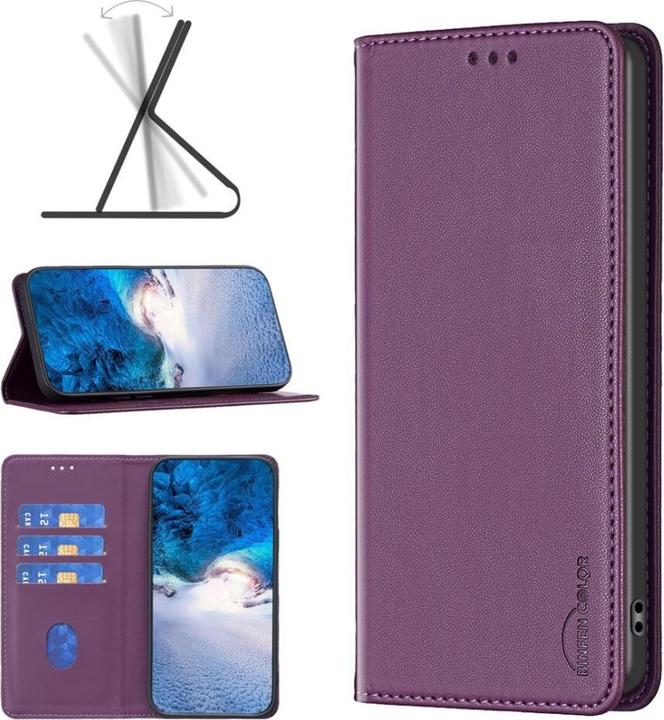 Produktbild Binfen Color Xiaomi Redmi Note 13 4G - BINFEN Flip Case Hülle violett (Xiaomi Redmi Note 13 4G)