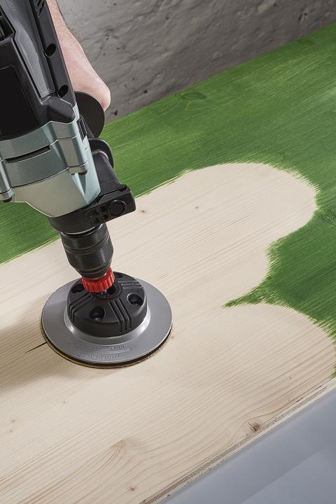 Actual product image wolfcraft 5 Adhesive grinding discs Aluminium oxide K180, ø125mm (180)