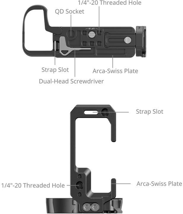 Actual product image SmallRig L-Shape Mount Plate for Nikon Z 6III 4523