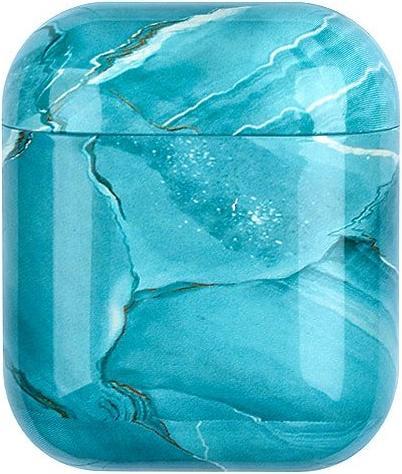 Produktbild JTI Schutzhülle für AirPods - Türkiser Marmor (Ladecase Hülle)