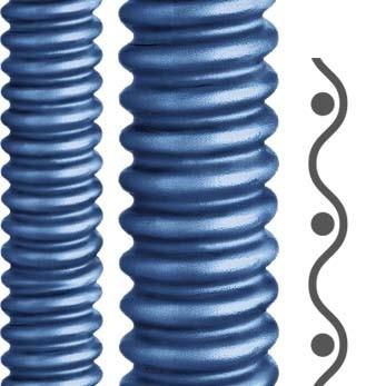 Produktbild Flexa AIRflex-KUW-PU-AS AD21 Kunststoff- schlauch PU-Mantel met.blau (1000 cm)