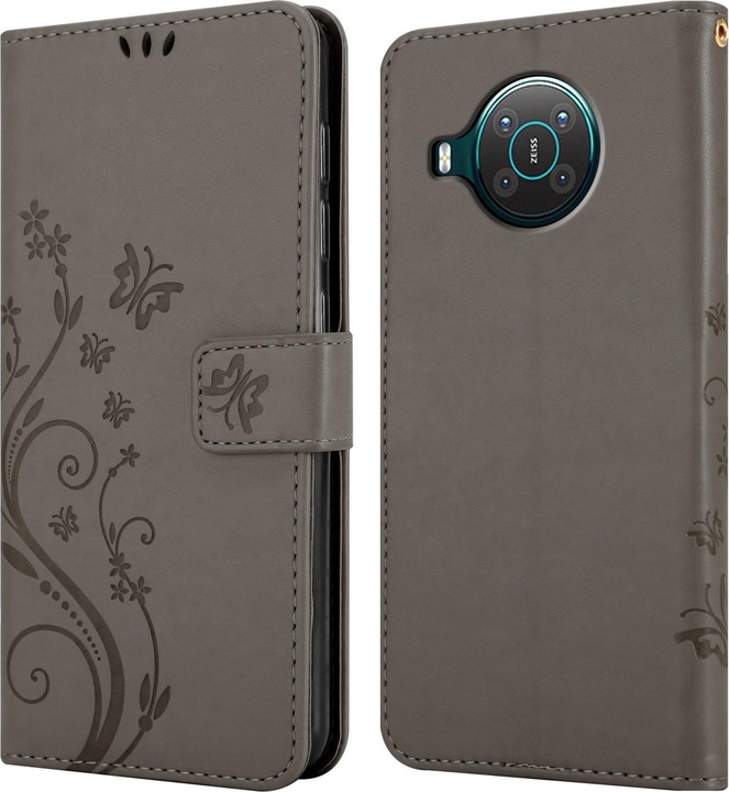 Actual product image Cadorabo Flower Book cover (Nokia X20, Nokia X10)