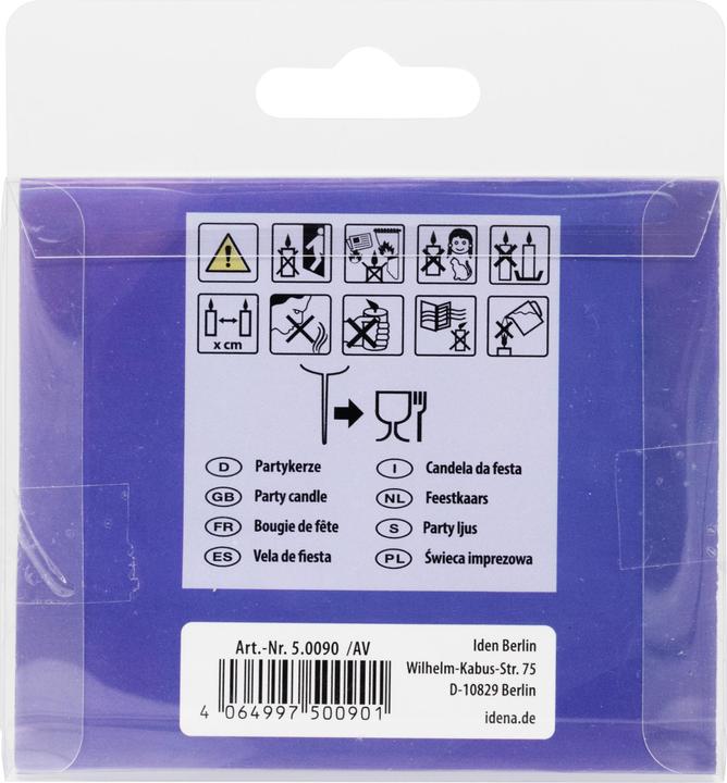 Immagine prodotto Idena Candele per feste unicorno/arcobaleno 5 pezzi (5 x)