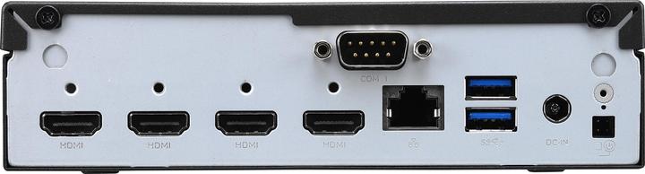 Produktbild Shuttle Barebone DH02U, schwarz (Intel Celeron 3865U)