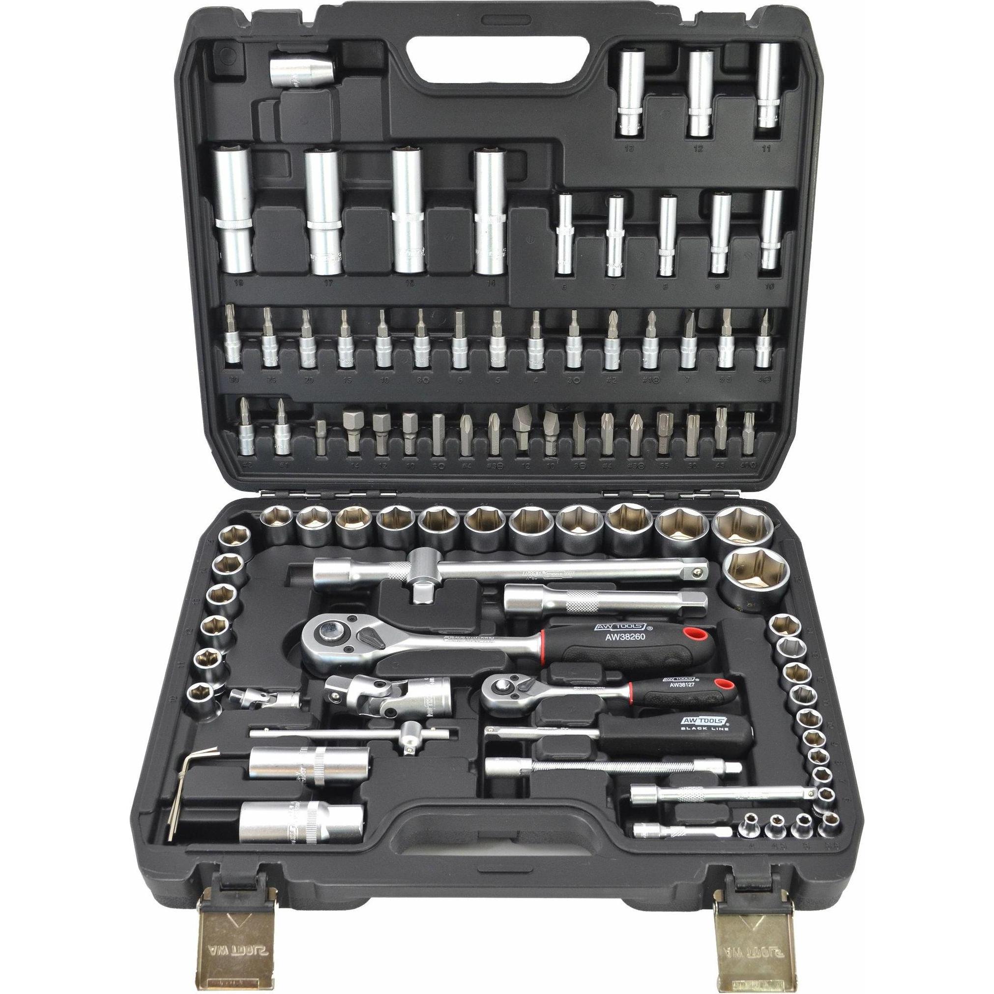 Awtools, Chiave a bussola + esagonale, ZESTAW KLUCZY 94el 1/2" / 1/4"