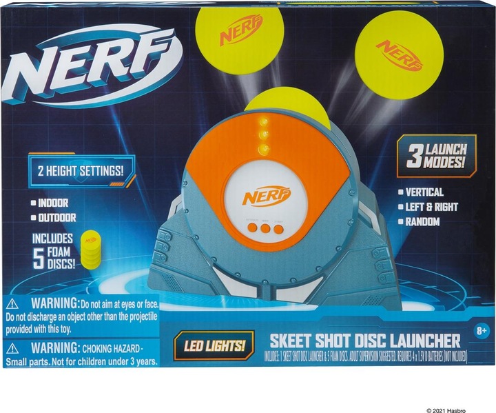 Actual product image Jazwares NERF Skeet Shot Disc Launcher