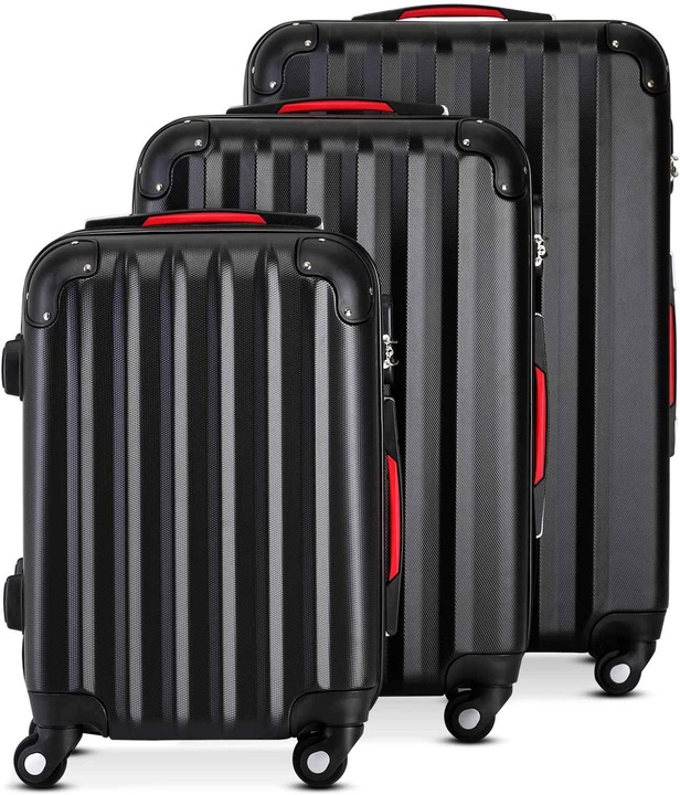 Actual product image Monzana Suitcase Set (89 l, M (50 - 90l), L (90 - 115l), XL (from 140l))