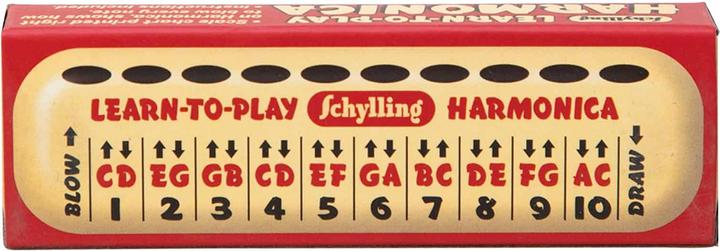 Actual product image Schylling Learn To Play Harmonica