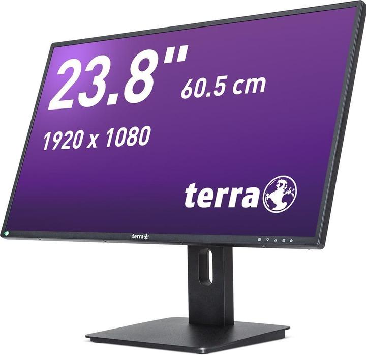 Produktbild Wortmann TERRA LCD/LED 2456W PV V4 schwarz USB-C, DP, HDMI (1920 x 1080 Pixel, 23.80")