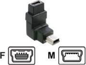 Produktbild Delock USB Adapter Mini-B zu Mini-B, 90ø gewinkelt (USB 2.0)