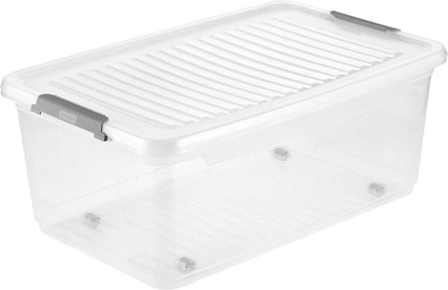 Produktbild keeeper Aufbewahrungsbox leo, 37 Liter, transparent Material: PP, Masse: (B)590 x (T)380 x (H)240 mm (37 l)