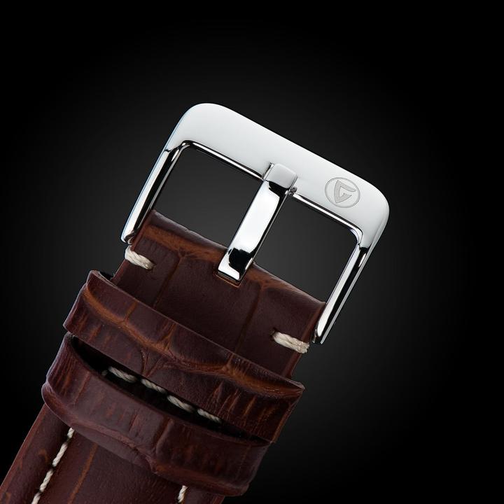 Image du produit Gigandet Chronographe analogique élégant étanche avec bracelet en cuir (Chronographe)