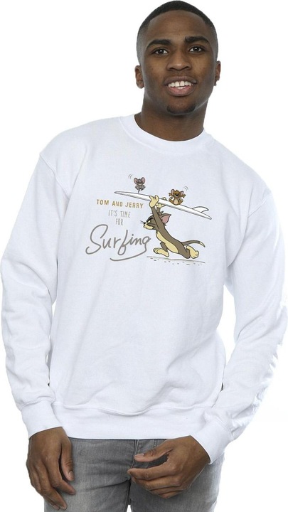Image du produit Tom & Jerry - Sweat IT'S TIME FOR SURFING - Homme (S)