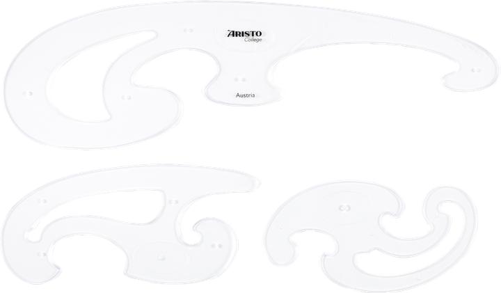 Produktbild Aristo Burmester Kurvenlineal-Satz (35 cm, Kunststoff)