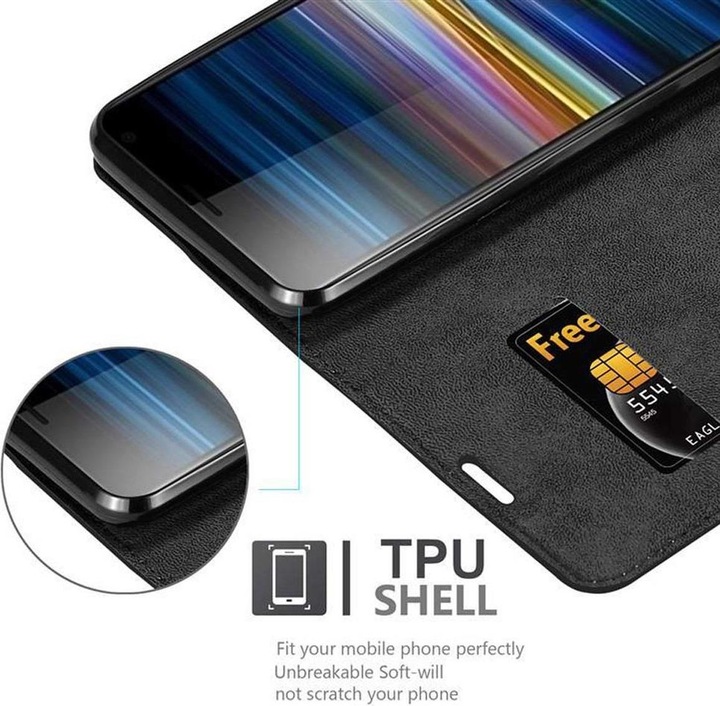Actual product image Cadorabo Book Invisible Magnet Cover (Sony Xperia 10 Plus)