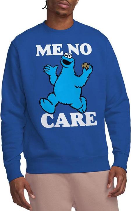 Image du produit - Sweat motif Macaron le glouton ME NO CARE - Adulte (XXL)