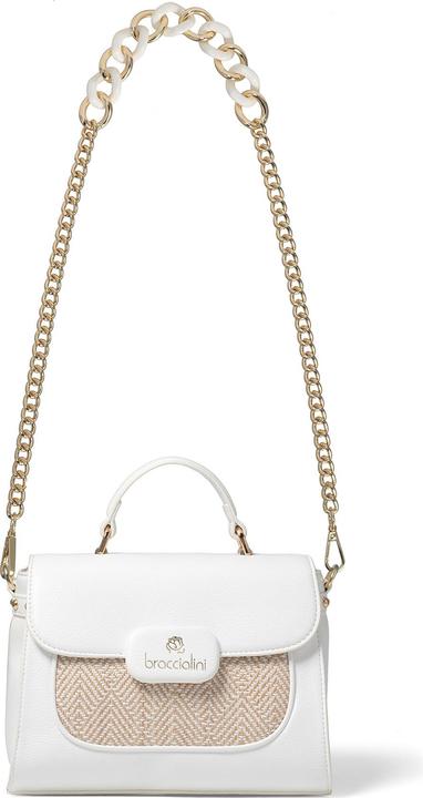 Actual product image Braccialini Damen Handtasche - Modell Erisma Chic - Textil & Polyester - 25.0 X 17.5 X 12.5 Cm