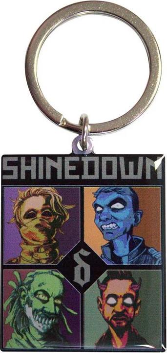 Actual product image Shinedown Monsters Photo Print Keyring