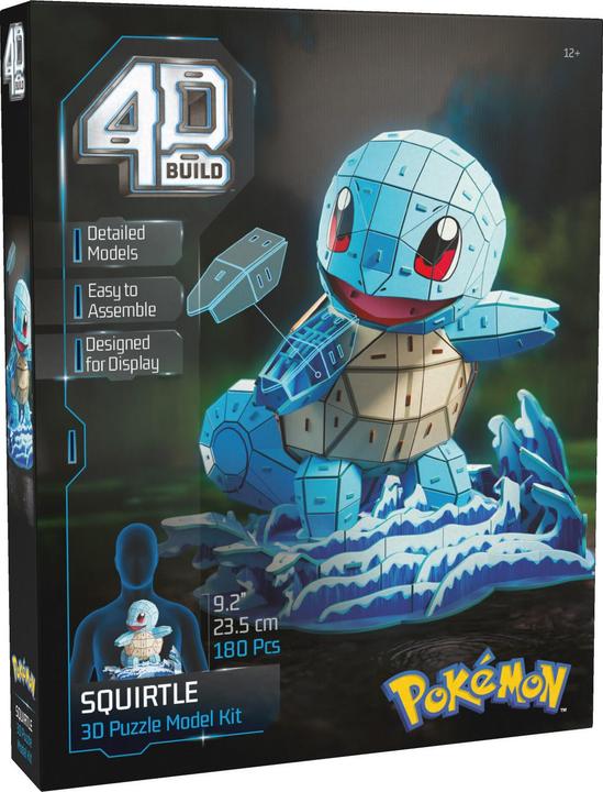 Produktbild 4D Puzzle 4D Build - Pokémon Schiggy - detailreicher 3D-Modellbausatz (180 Teile)
