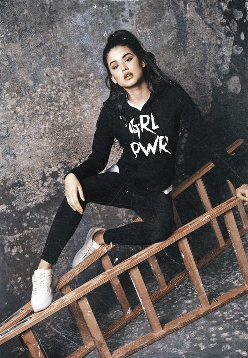 Produktbild Merchcode Ladies GRL PWR Hoody (S)