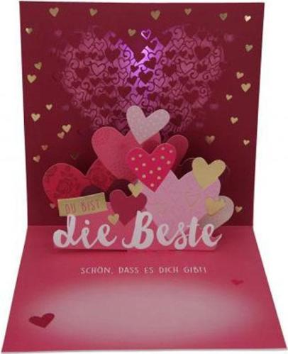 Image du produit Magni Depesche 0011694-054 Carte de voeux pop-up pour l'anniversaire, carte à volet avec musique, éléments (1 pcs)