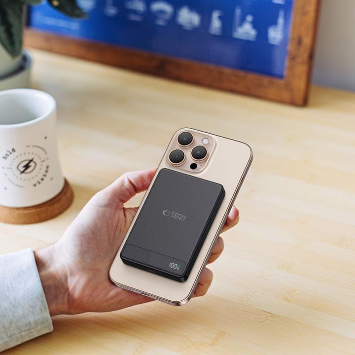 Immagine prodotto Tech-Protect PB33 LifeMag MagSafe 5000mAH powerbank - black (5000 mAh)