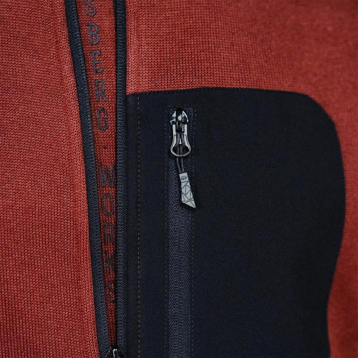 Produktbild Forsberg warme Strickjacke mit Brusttasche (4XL)